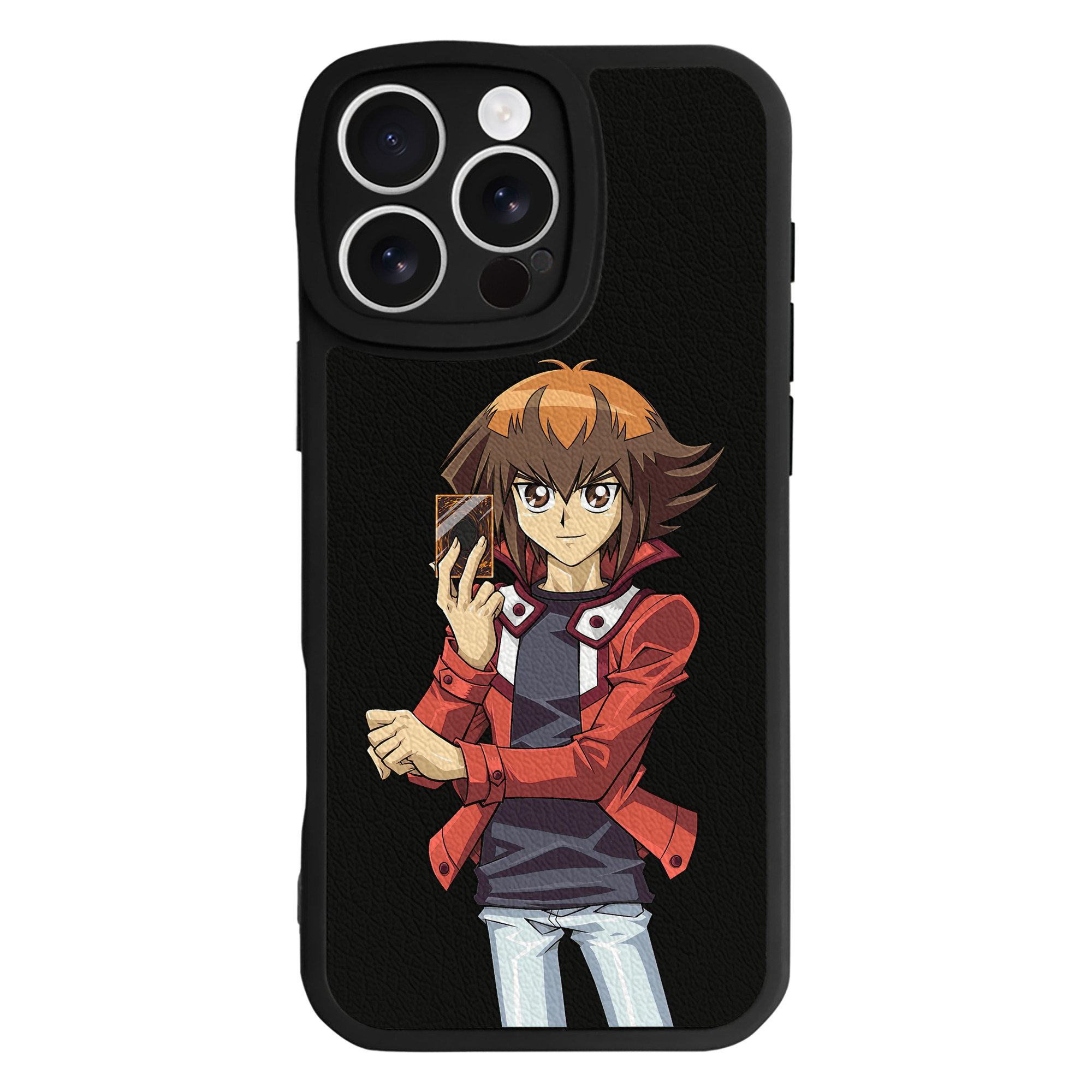 遊☆戯☆王 Yu-Gi-Oh! 【iPhone 16シリーズ対応】シリコンスマホケース（レザー調） 材質：シリコン